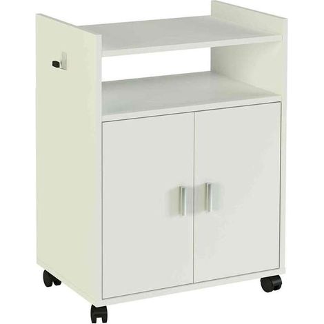 MUEBLE AUXILIAR K-9420 BLANCO 795X600X400MM (1/6)