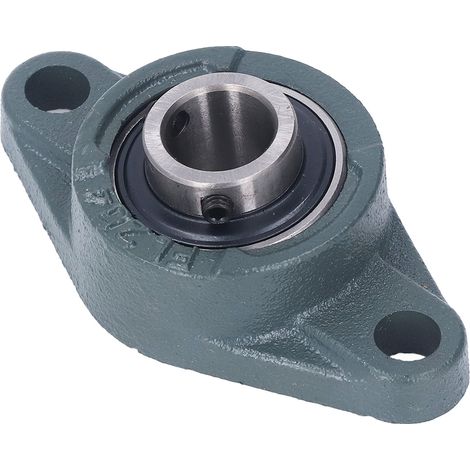 Stehlager mit Flanschmontage, geräuscharm und reibungsarm, für industrielle Anwendungen, 20 mm Innendurchmesser (1/5)