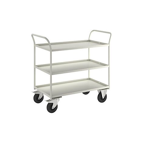 Kongamek  Carrello di servizio KM41  3 ripiani con alzatina  (1/2)