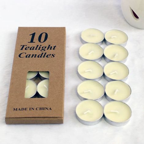 10 Pack Candles Clear Flame Flickering Bougie for Home La Decorations for Christmas, Xmas Tree, Easter, Wedding, Party-White (1/5)