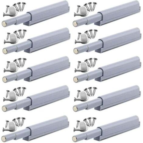 Pair Magnetische Push-to-Open-Verschlüsse. Die Türen lassen sich durch einfaches Drücken öffnen und schließen (10 Stück).