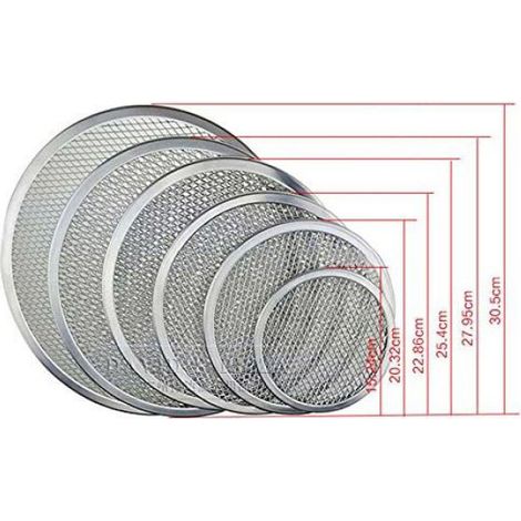 Grille De Cuisson - Rond - Anti-adhésive - Pour Four À Pizza Et Barbecue - 30,5 Cm - Lot De 3 (1/5)