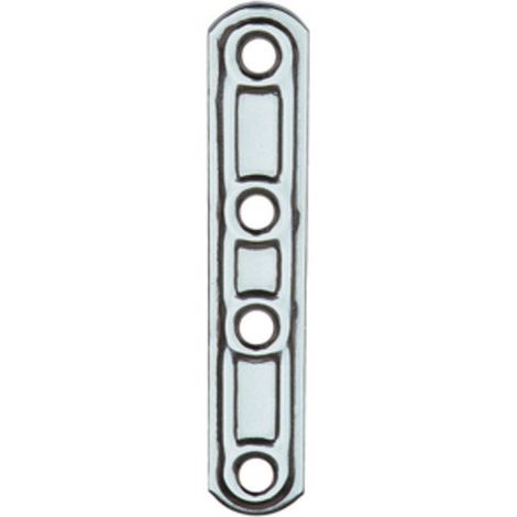 PIASTRA 163IN LASTRINA DIRITTA INOX 4 FORI 15X60MM Q.TA 20