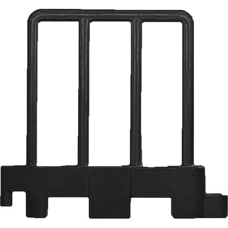 Barrière de sécurité amovible noir- lot de 15 (1/4)