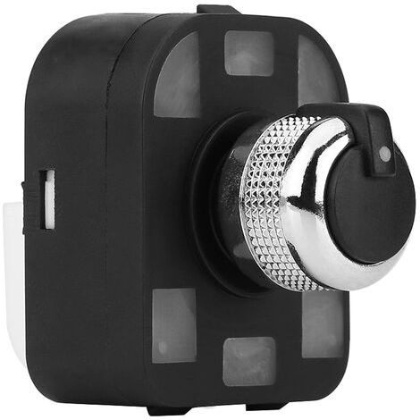 Botón de control del espejo retrovisor interior en negro y cromo, para Audi A2 A3 A4 A6 4F0 959 565 (1/4)