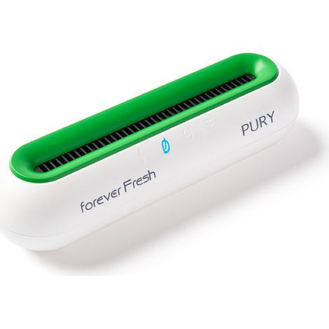 Macom 885 Enjoy and Relax Purificatore Frigorifero Ozono 50 mg-h 3 Livelli Ricaricabile autonomia 45 giorni colore Verde Bianco