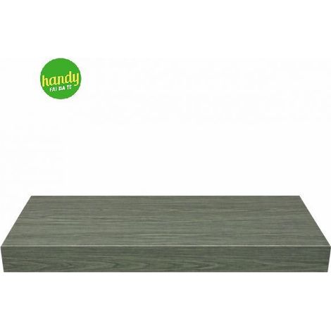 Mensolone liscio Mobo Ninfea 100 cm Verde Bottiglia