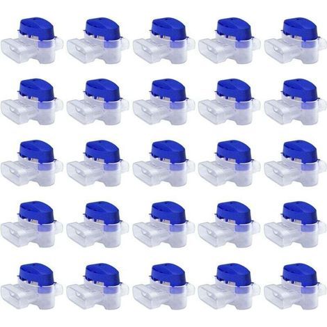 Cable Connector Set for Robotic Lawnmowers - 25 Gel-Filled Connectors for Extending or Repairing Low Voltage Electrical Wire for Automatic Lawnmowers - Waterproof, Safe, No Stripping Required (1/4)