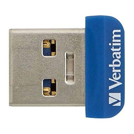 Verbatim Store \'n\' Stay NANO - Unidad USB 3.0 de 64 GB - Azul (1/5)