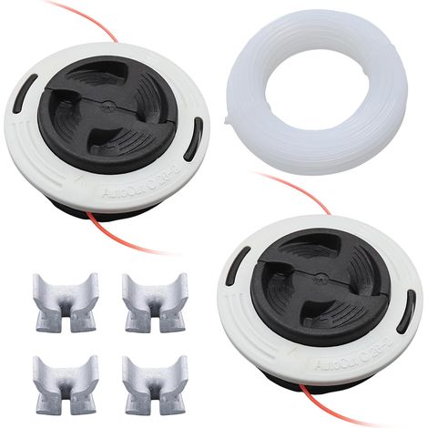 2 x Strimmer Heads for C 26-2 Autocut with Edge Cutting Wire 2.4 mm x 15 m for FS55 FS56 FS70 FS80 FS85 FS87 FS89 FS90 FS91 FS94 FS111 FS120 FS131 240 and The Series (1/5)