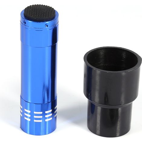 Lampe testeuse d'œufs de volaille à LED froide et lumineuse, alimentée par piles (bleue)