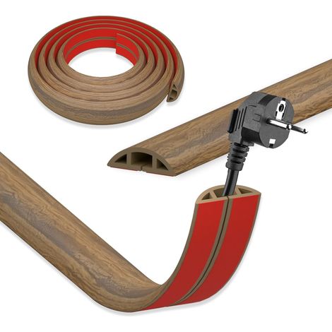 Goulotte Passe Cable Mural, 10mx3cm Flexible Cache Cable Exterieur (1/5)