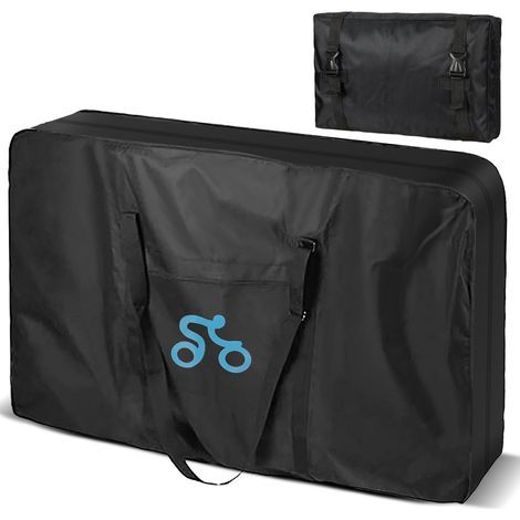 Sac de transport pour vélo, sac de voyage, étanche, durable 1680D, sac de transport pour vélo pliable de 26 ", 700C, accessoires de vélo d'extérieur, sac de rangement (1/5)