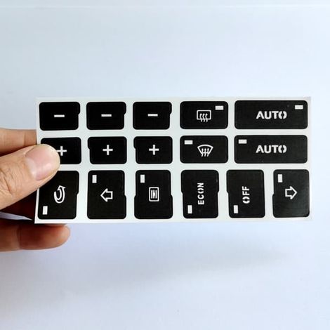 5 kits sont compatibles avec la rénovation du panneau avant de climatisation des Audi A4 B6 B7 (2000, 2001, 2002, 2004). (1/5)