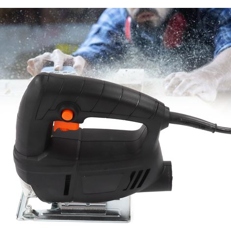 Scie sauteuse électrique, scie à bois électrique, scie à fil manuelle, coupe en biseau à ±45°, profondeur de coupe maximale de 63,5 mm (2-1/2 pouces), 0 à 3 000 courses par minute (0-3 000 CPM). (1/5)