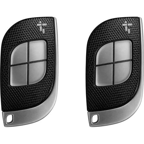 Lot de 2 Télécommandes TTS44RKS 806TS-0250 - 4 Boutons 433,92 MHz - Rolling Code - Portail et Garage
