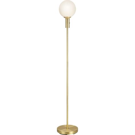 Markslojd MINNA - Lampadaire d'intérieur à 1 lumière, laiton, E14 (1/3)