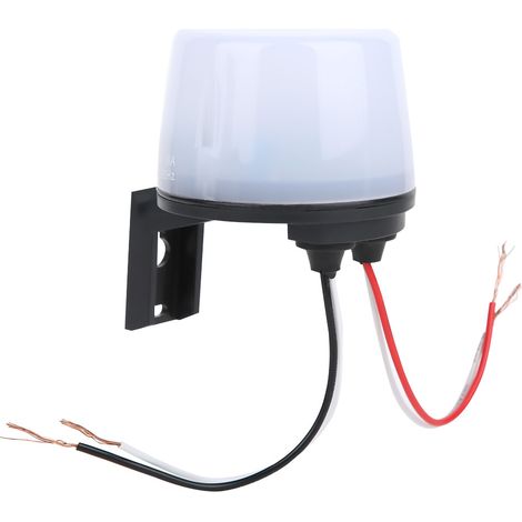 Einstellbarer 220-V-Straßenbeleuchtungssensor, AS-16 automatischer Lichtschalter mit Blitz- und Regenschutz für Straßenbeleuchtung