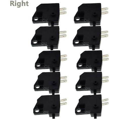 Compatible avec 10 interrupteurs, pour les feux de freinage avant gauche et droit des motos, et peut également être utilisé comme accessoire de commande pour les leviers de freins à disque des véhicul