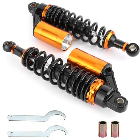 Amortisseurs d'air 340mm/13,38 pouces, 2 pièces, amortisseur de Suspension arrière pour moto tout-terrain