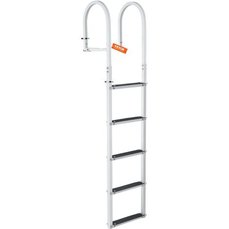 Échelle de quai, Pédales antidérapantes, Design ergonomique, 5 Étapes 500 Lbs (1/2)