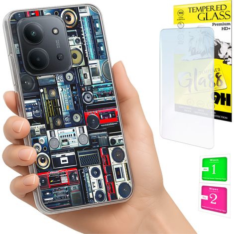 Custodia per Xiaomi Redmi 15C 5G 173mm / Poco C85, cover posteriore in vetro (1/5)
