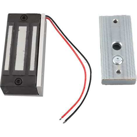 Mini serrure électromagnétique DC12V 60KG, serrure de porte magnétique électronique, verrouillage par mise sous tension (1/5)