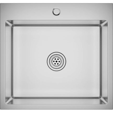 Lavello da Cucina Lavorato a Mano in Acciaio Inox vidaXL