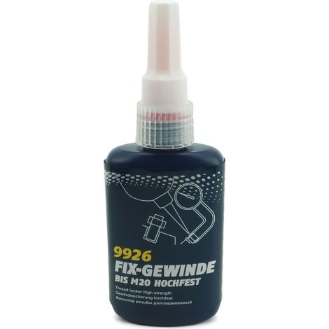 Gewindekleber für Lagerlaufbahnen, Rot, Stark, 50 ml (1/2)