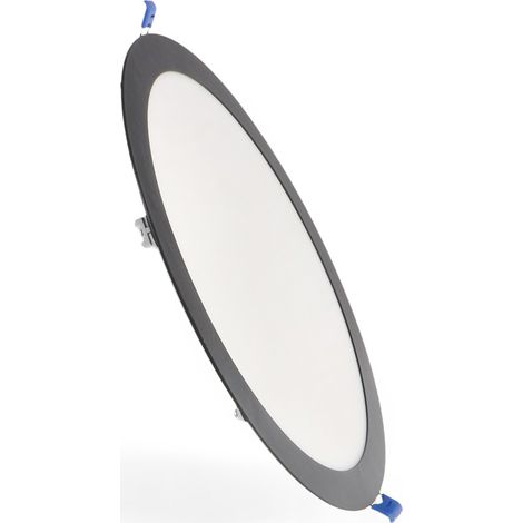 IluminaShop - Panel LED Circular Negro 25W CCT