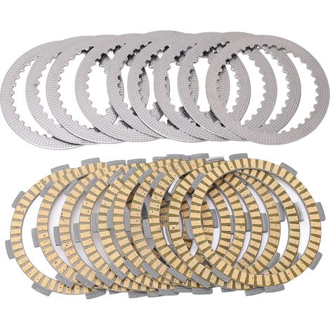 GARRYFIZH Kit de plaques de disque de Friction d'embrayage de moto 22201 166 000 pour VFR400R NC30 1989 – 1992 (1/5)