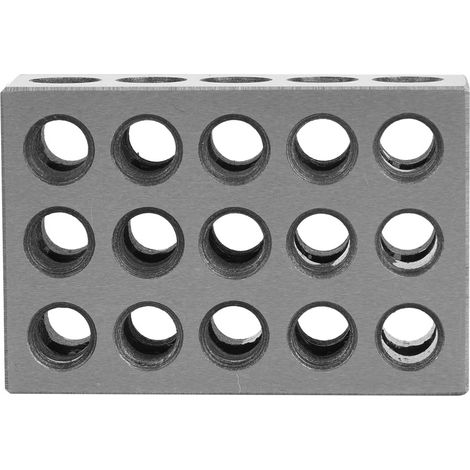 2 blocs de serrage parallèles 25x50x75mm, 23 trous, accessoires de fraisage pour machine-outil (1/3)