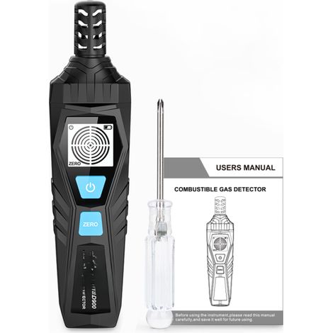 Détecteur de gaz naturel portable MESTEK, type stylo, détecteur de fuites de gaz combustibles, détecteur de fuites de gaz multifonctionnel, signal sonore, alarme circulaire analogique (1/5)