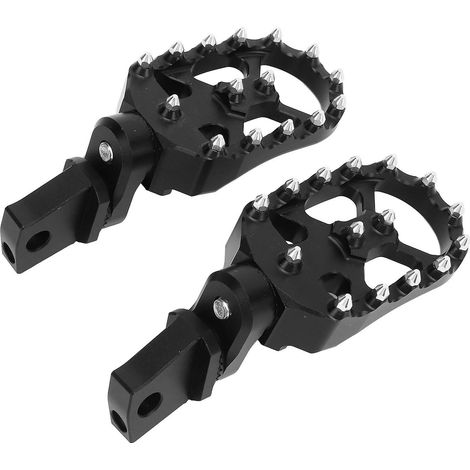 Repose-pieds avant de moto avec picots antidérapants, réglables, en aluminium CNC pour R18 2020-2022, couleur argent (1/5)