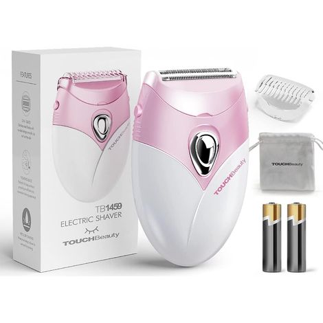 Rasoir Électrique Femme, Tondeuse pour Corps, Bikini, Aisselles, Jambe, Corps, Avec Peigne à Batterie De Tonte Idéal Pour Les Déplacements AG-1459ADE (1/5)