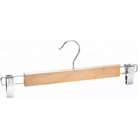 set 6 grucce pantaloni legno naturale 34x3x1,2 cm (1/4)