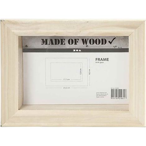Cadre 3D avec vitre et boîte en bois - pour techniques 3D et autres projets avec premier et arrière-plan. réf 575590 (1/4)