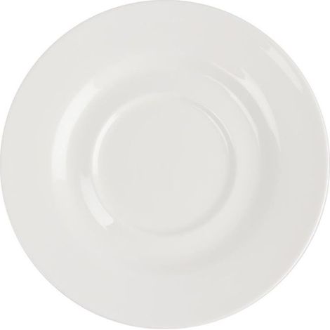 Soucoupes Rondes en Porcelaine Fine 156 mm - Lot de 6 - Lumina (1/4)