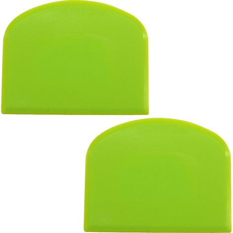 Racleur À Pâte - En Plastique Alimentaire PP - Pour Bols Et Plans De Travail - Flexible Et Antidérapant - 2 Pièces (1/5)
