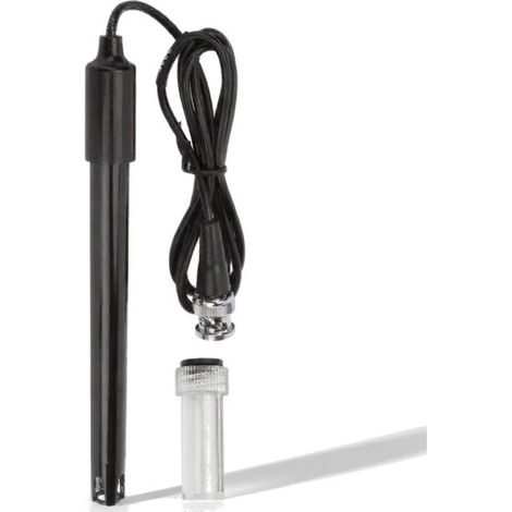 Sonde pH pour piscines, électrode pH 0-14 avec connecteur BNC, haute précision, pour aquariums, piscines, laboratoires, hydroponie (1/4)