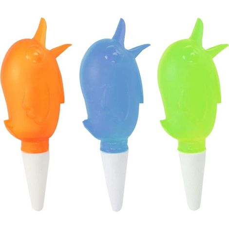 3 PCS Irrigation Goutte Kit Dispositif d'arrosage Automatique Forme D'Oiseau Abreuvoir à Plantes d'arroseurs de Plantes d'intérieur Extérieures DéCoration Pot De Fleur (1/5)
