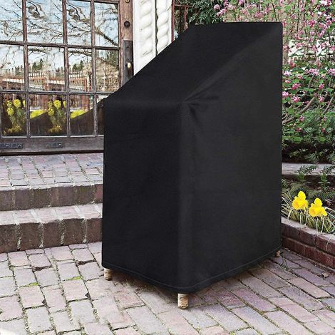 Housse de protection de luxe pour jusqu'à 4 chaises de jardin/chaises empilables/chaises longues avec sac de transport - 65 x (1/5)