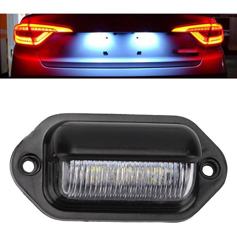 Éclairage de plaque d'immatriculation 12 V à 6 LED, compatible avec les voitures et les camions. (1/5)