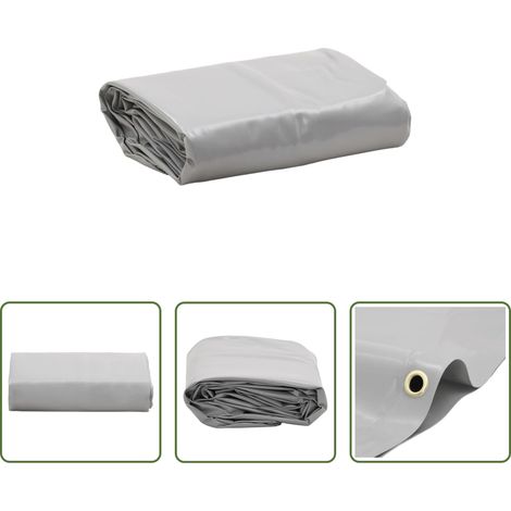 vidaXL Bâche anti-moisissures -  Bâche gris 2,5x4,5 m 650 g/m² (1/5)