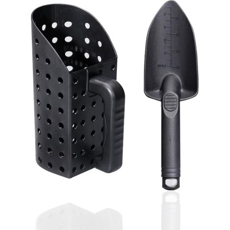 détecteur de métaux Set de pelles à Sable, Set de pelles pour la détection de métaux et Le Jardinage, Accessoires pour Creuser la Plage, pelles pour détecter Les métaux, Creuser sur la Plage (1/5)