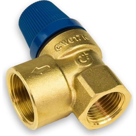 Valve de sécurité à Membrane 1/2" x 3/4" 531480, Multicolore (1/2)
