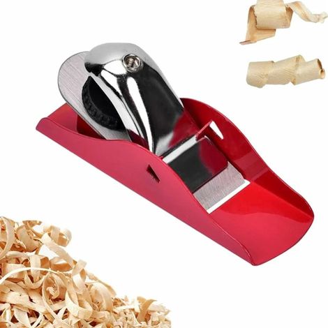 Rabot Manuel - Lame En Acier SK5 - Pour Aplanir Et Lisser Le Bois - Ergonomique Et Portable - 1 Pièce
