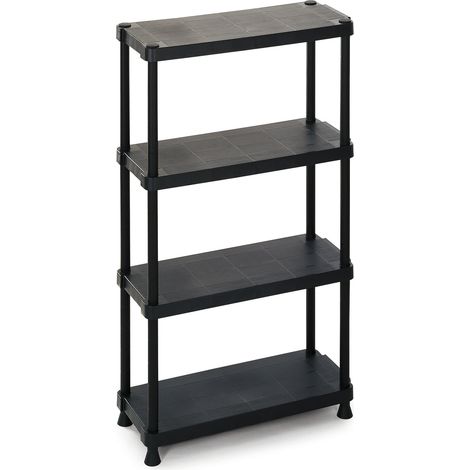 Scaffalino 1230-4, Étagère Modulaire, Meuble de Rangement, pour Intérieur et Extérieur, 75x30x135 cm (1/5)