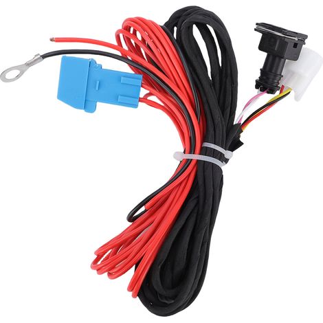 Harness de Chauffage Parking 9 trous 7 fils pour Véhicule - Prise Triangulaire avec Câbles PVC Haute Conductivité (1/4)