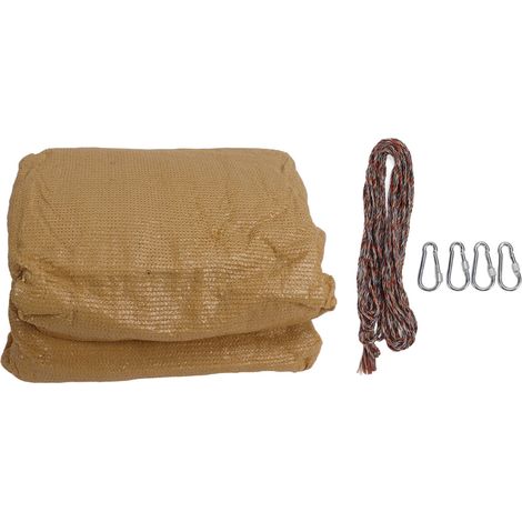 Voile d'ombrage UV épaisse avec œillets, pare-soleil pour terrasse et jardin de villa, beige, protection solaire extérieure renforcée (1/5)
